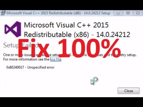visual c++ redistributable for visual studio 2012